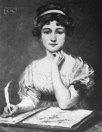 Portrait of Jane Austen by Y.H.