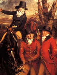The Huntsmen, by Daniel Gardner, 1790