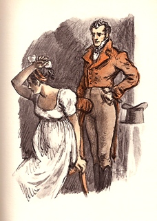 Illustration by Warren Chappell, Pride & Prejudice, 1950