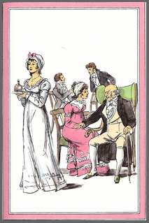 Illustration by Fritz Kredel, Emma,The Heritage Club Press, (1964)