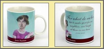Image of Jane Austen coffee mug