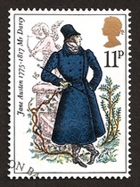 Image of Mr. Darcy, British Commemorative Stamp, (1975)