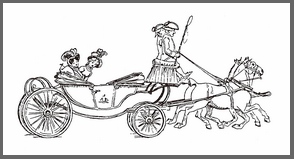 Illustration by Hugh Thomson, Chapter 12 Heading, Pride & Prejudice