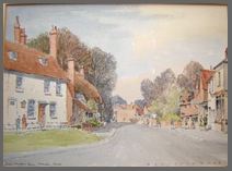 Image of a watercolour painting of Chawton Cottage