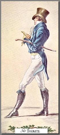 Illustration of Mr. Darcy, by Robert Ball, Double Day, Inc, (1945)