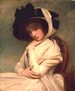 Image of the painting of Emma Hart, later Lady Hamilton, by George Romney