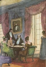 Illustration by Douglas W. Gorsline, Pride and Prejudice, (1949)