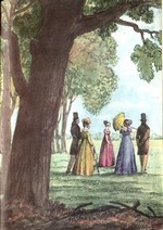 Illustration by Douglas W. Gorsline, Pride and Prejudice, (1949)