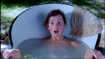 Catherine Morland (Felcity Jones) in a bath! Northanger Abbey (2007)