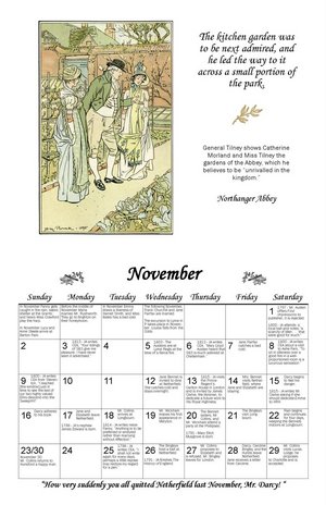 The Wisconsin Region Chapter of JASNA A Year with Jane Austen Wall Calendar 2009