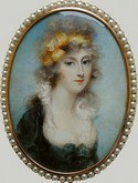 Miniature portrait of Lady Susan Carberry (c1795)