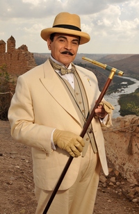 Image from Poirot: Appointment with Death: David Suchet in Hercule Poirot © 2010 MASTERPIECE