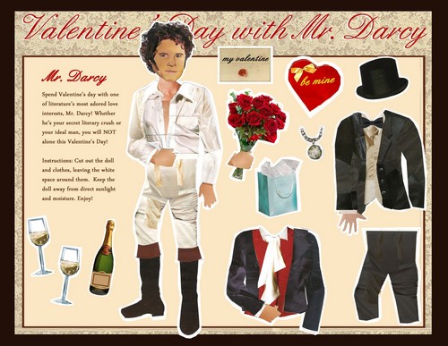 Mr. Darcy Valentine paper doll by MellyMo