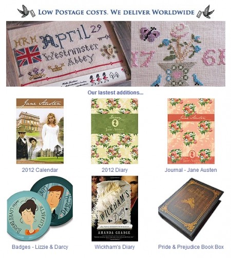 Jane Austen Centre online Giftshop