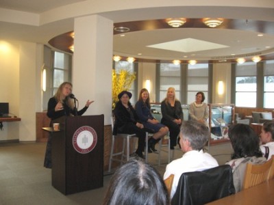 Prof. Lynda Hall introduces the Austenalia panel 