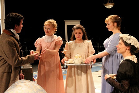 Cast of Book-It Reperatory Theatre's adaptation of Jane Austen's Sense and Sensibility 2011