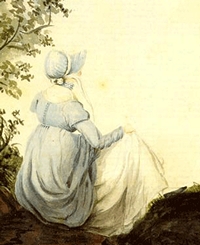 Jane Austen, by Cassandra Austen