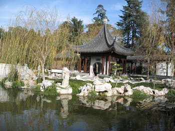 Pagoda at the Chinese Garden at the Huntington Library and Gardens