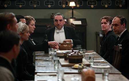 Downton Abbey Season 3 Episode 2: servant's hall dinner ©Carnival Film &; Television Limited for MASTERPIECE Downton Abbey Season 3 Episode 2: servant's hall dinner