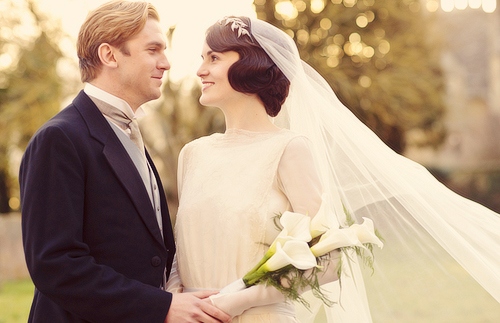 Downton Abbey Season 3 Episode 1: Mary and Mathew Crawley wedding (2012)