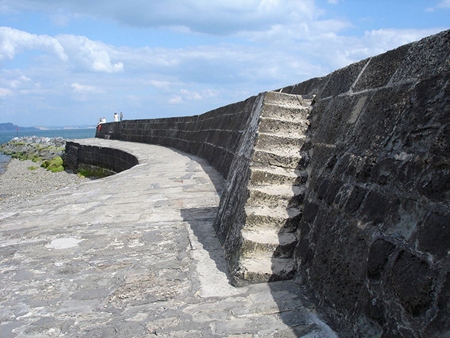 The Cobb Stairs at Lyme Regis