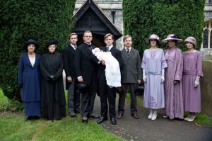 Downton Abbey Season 3 Episode 6: Christening of baby Sybil