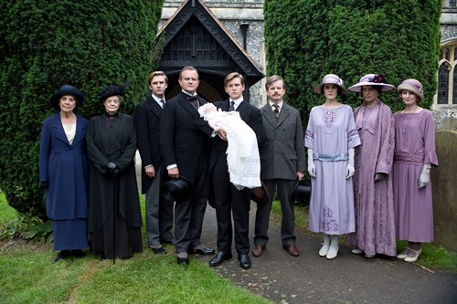 Downton Abbey Season 3 Episode 6: Christening of baby Sybil 