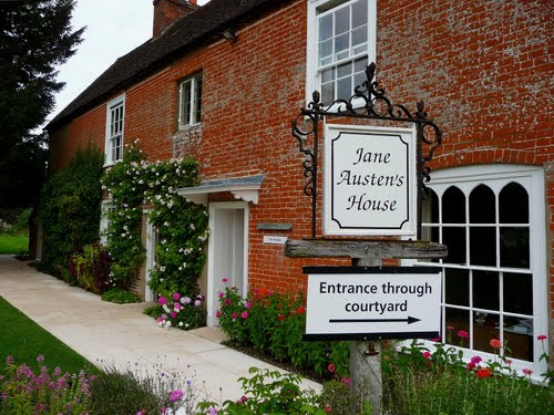 Jane Austen's House Museum,: Chawton Front Sign
