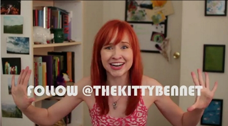 The Lizzie Bennet Diaries: follow Kitty Bennet