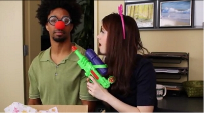 Image from The Lizzie Bennet Diaries: Fitz and Lizzie care package