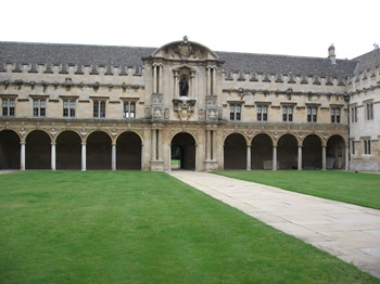 Jane Austen Tour St. John's College Oxford 2013
