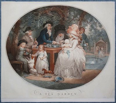 The Tea Garden, by George Morland 1790 