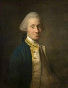 Captain Sir John Lindsay, by Alan Ramsay 1768