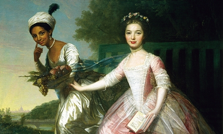 Lady Elizabeth Murray and Dido Belle, once attributed to Zoffany 1779