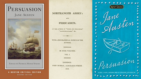 Persuasion by Jane Austen banner