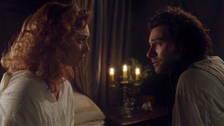 Demelza and Ross in Poldark (2015)