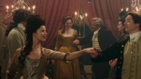 Demelza (Eleanor Tomlinson) dances at the Warleggan ball. Image (c) 2015 Mammoth Screen, Ltd. for Masterpiece PBS
