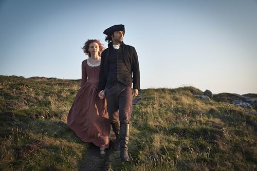 Eleanor Tomlinson and Aidan Turner in Poldark (2015)