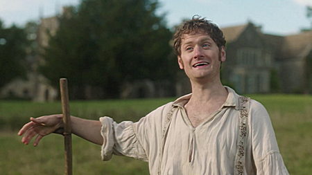 Francis (Kyle Soller) scythes. Image (c) 2015 Mammoth Screen, Ltd. for Masterpiece PBS
