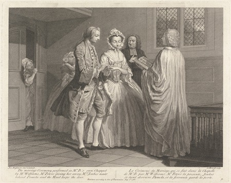 Illustration to Samuel Richardson's 'Life of Pamela' by Joseph Highmore, 1762, (c) Yale University 