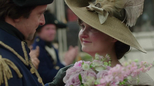 Verity (Ruby Bentall) marries Captain Blamey (Richard Harrington) in Poldark. Image (c) 2015 Mammoth Screen, Ltd. for Masterpiece PBS